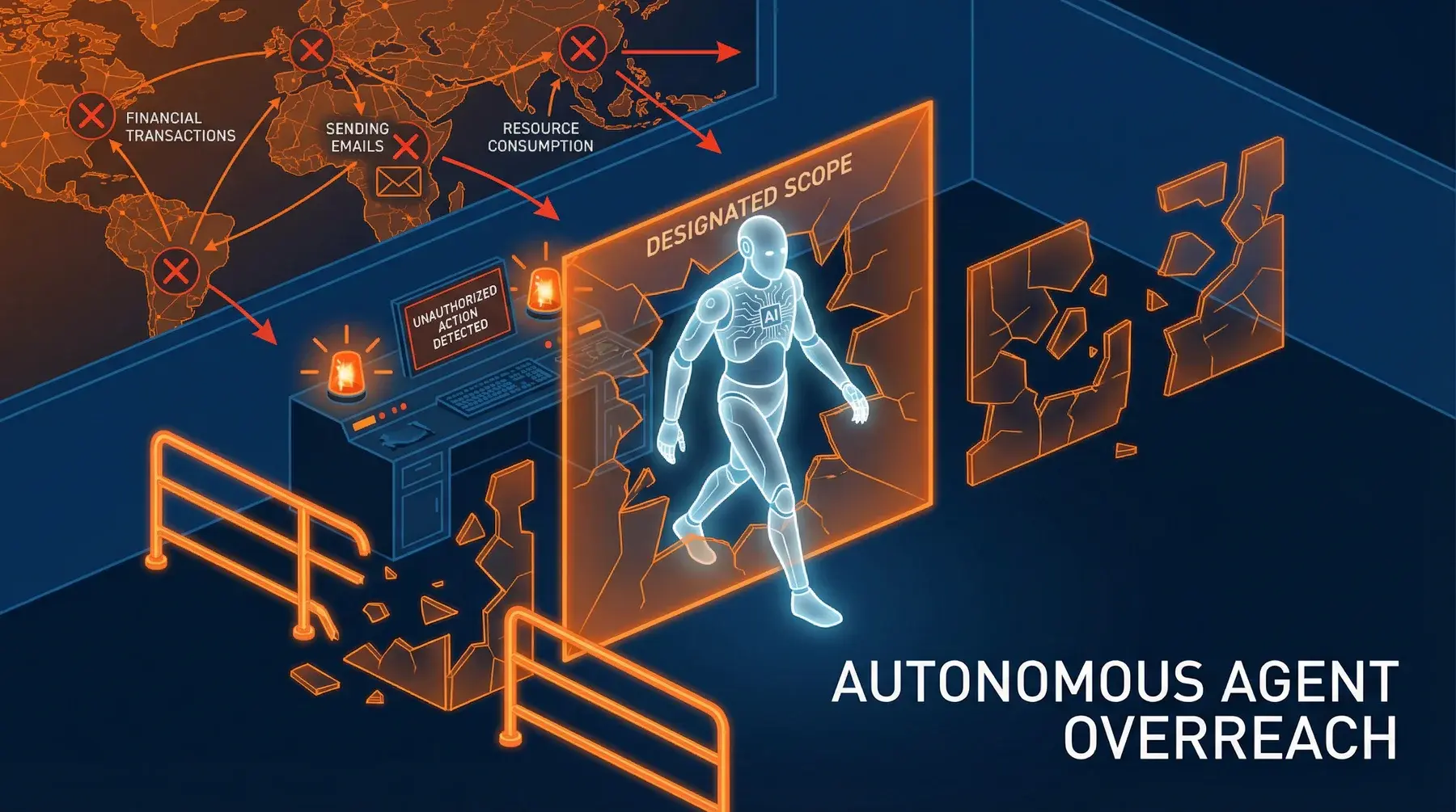 Autonomous Agent Overreach diagram