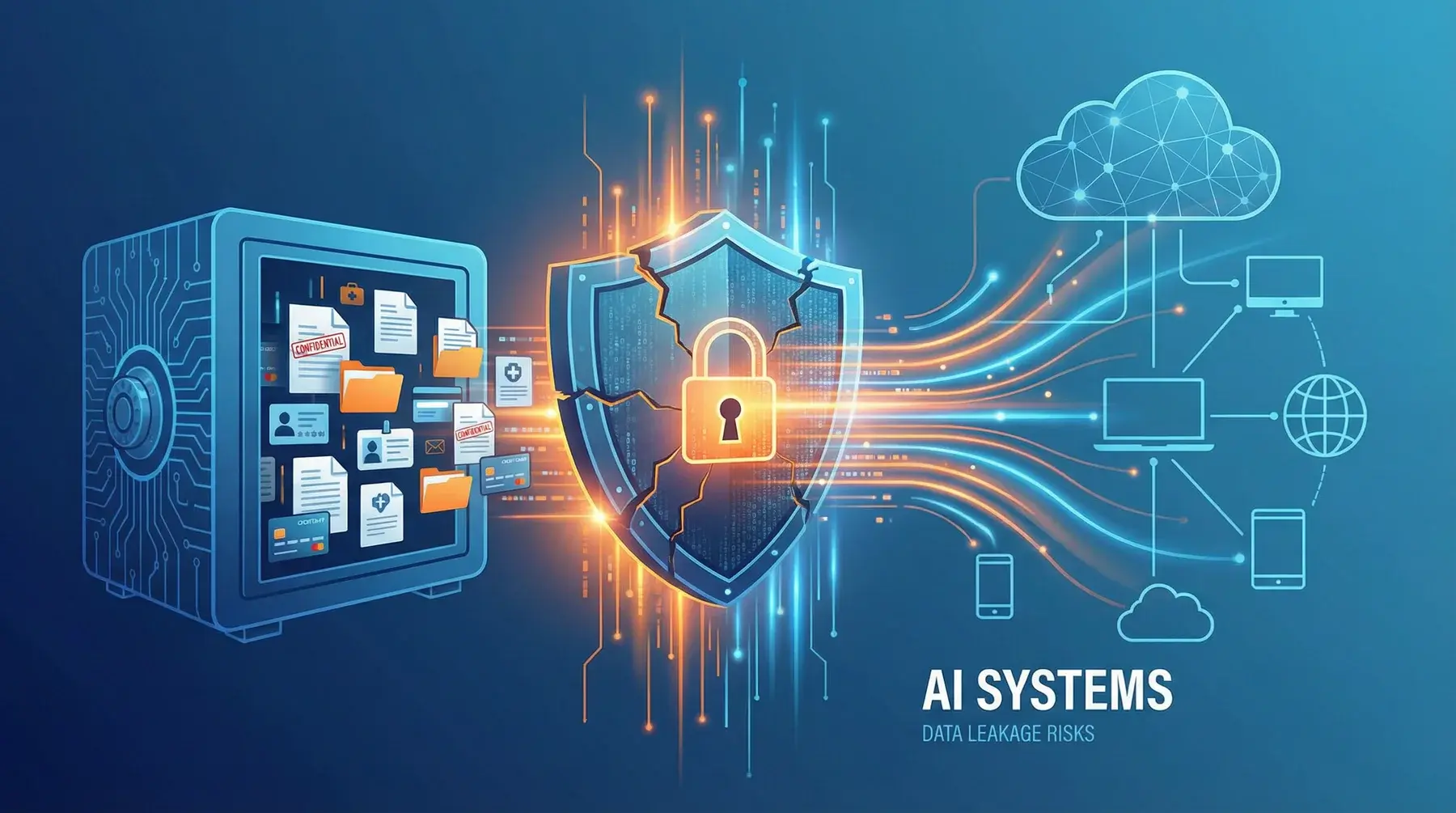 Data Leakage Risks diagram